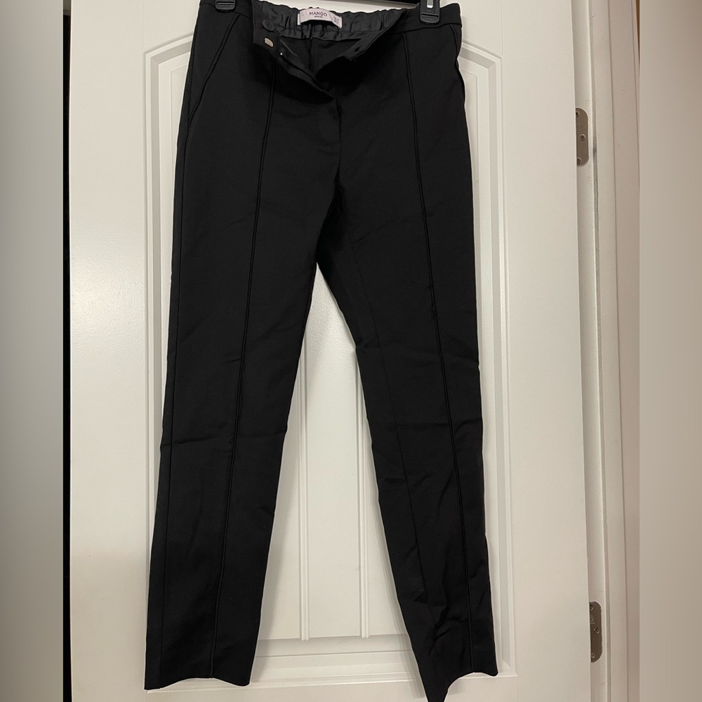 Mango Black Tailored Pants size 6